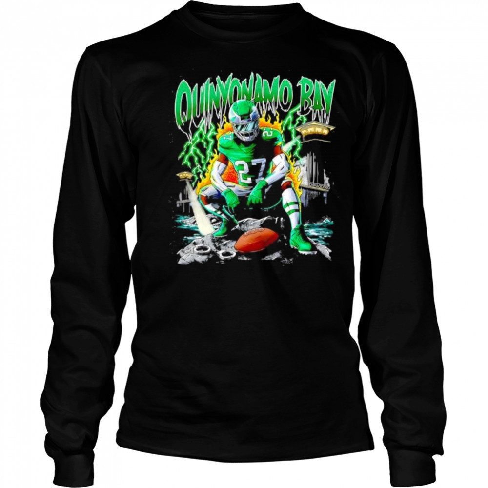 Quinyonamo Bay Philadelphia Eagles shirt Long Sleeved