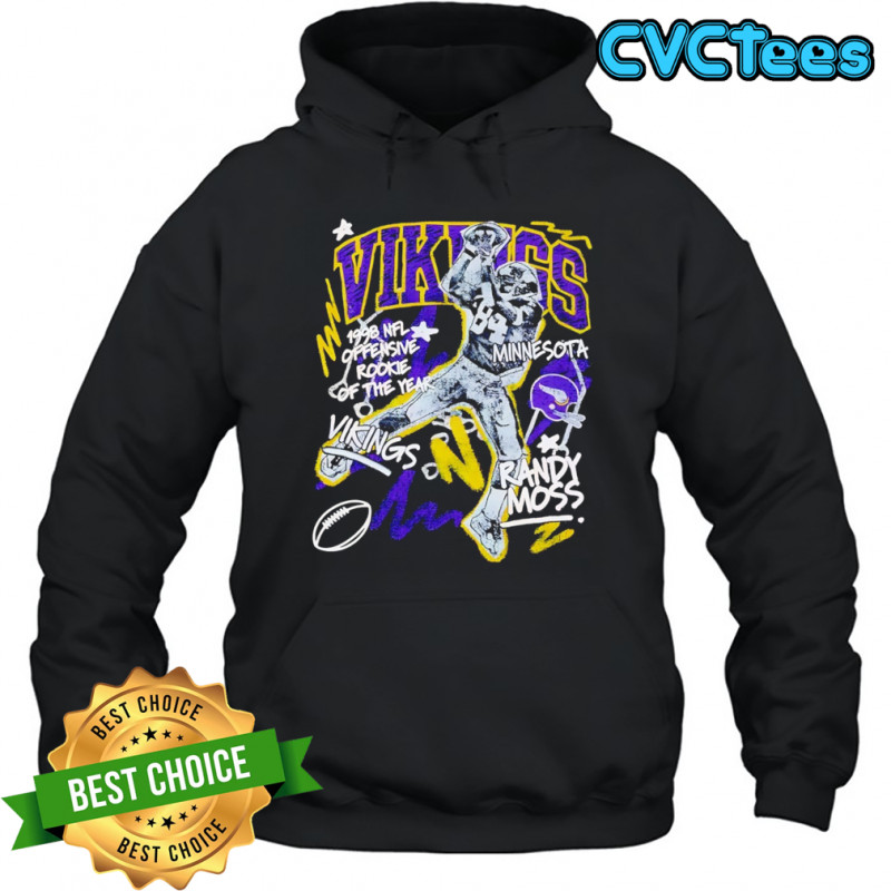 Randy Moss Minnesota Vikings chalked up player graphic shirt Hoodie