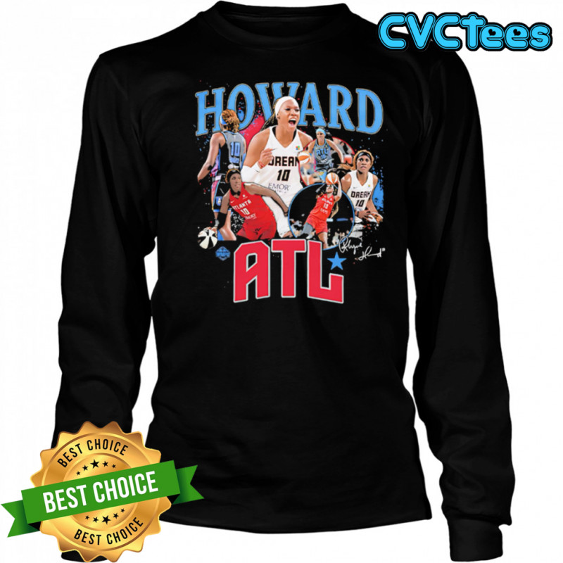 Rhyne Howard Atlanta Dream WNBA All-Star signature shirt Long Sleeved