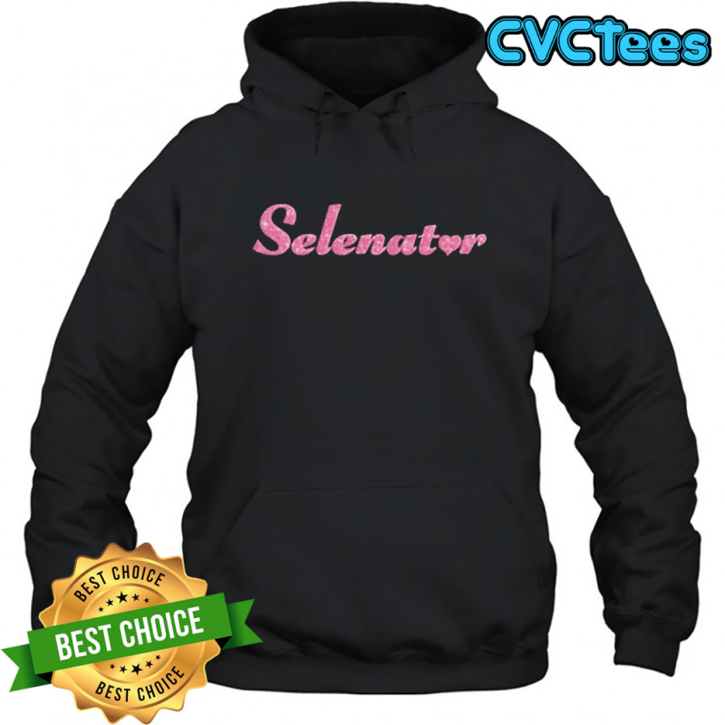 Selenator Script Pink T-Shirt Hoodie