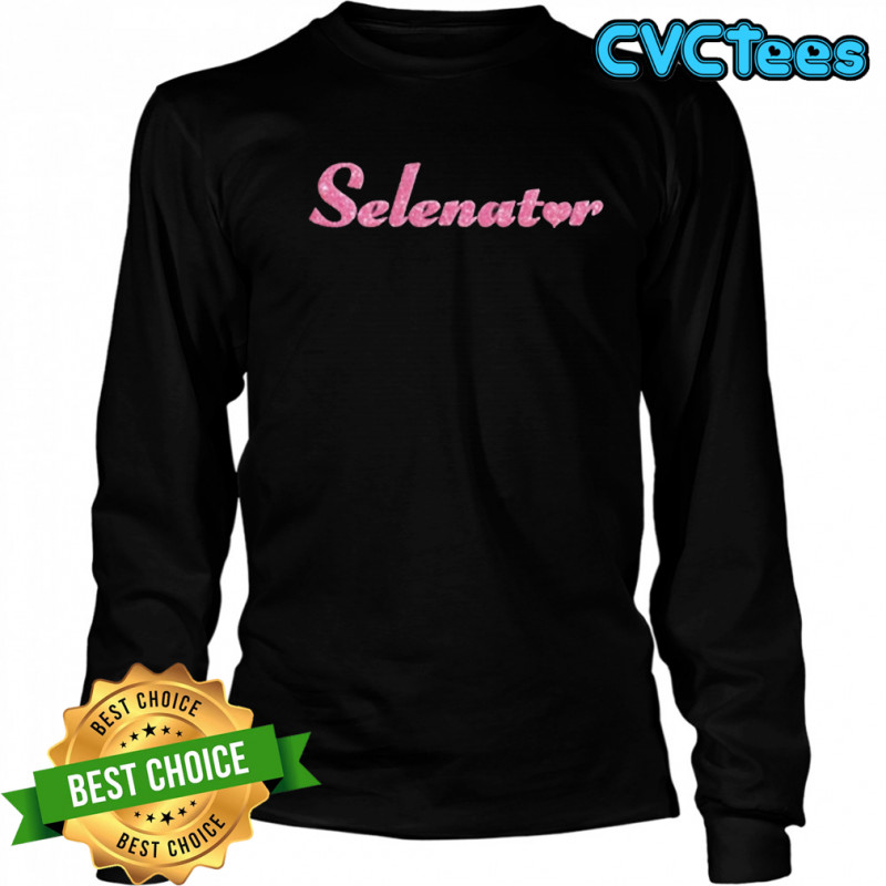 Selenator Script Pink T-Shirt Long Sleeved