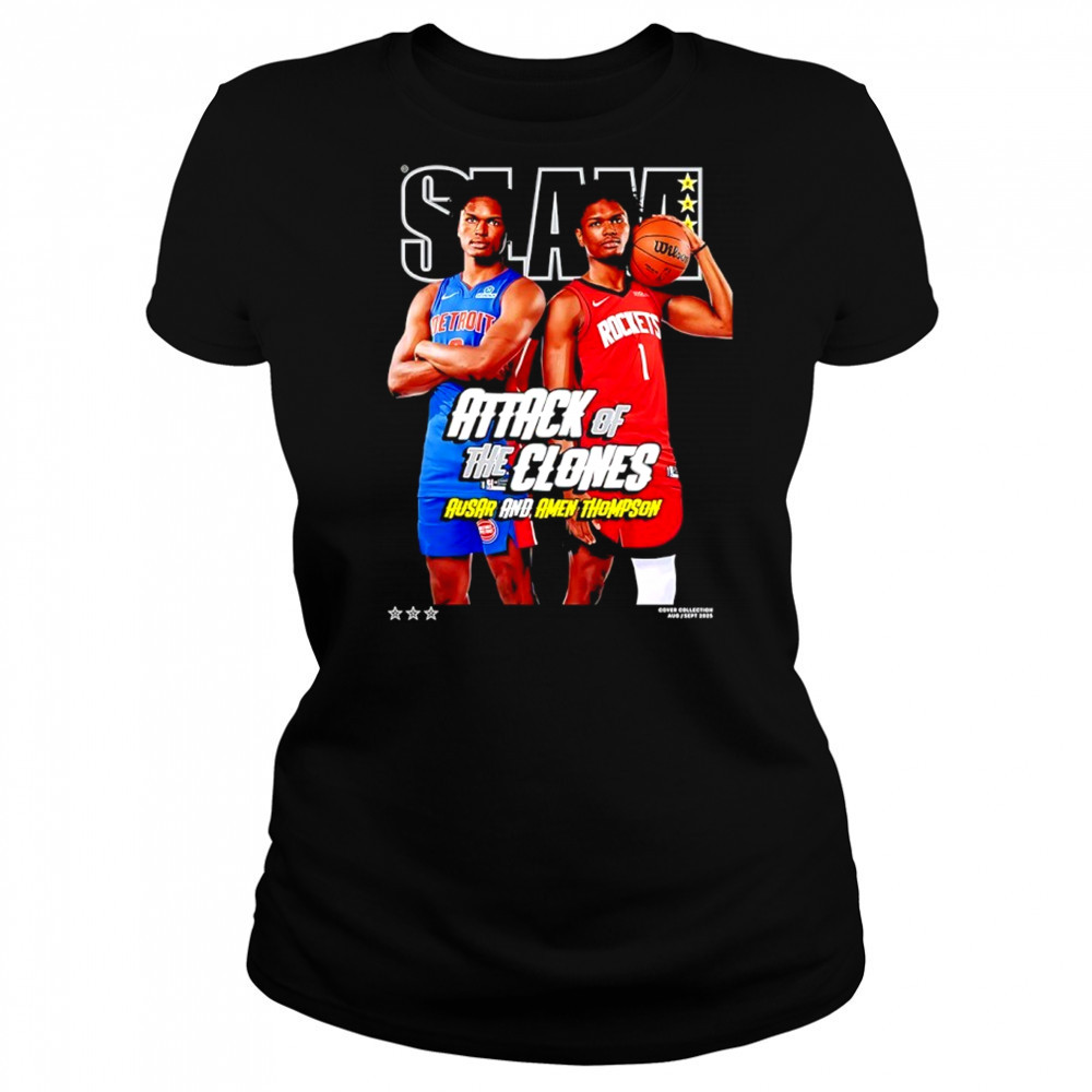 SLAM Amen and Ausar Thompson attack of the clones shirt Women's T-shirt