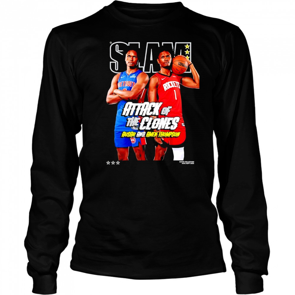 SLAM Amen and Ausar Thompson attack of the clones shirt Long Sleeved