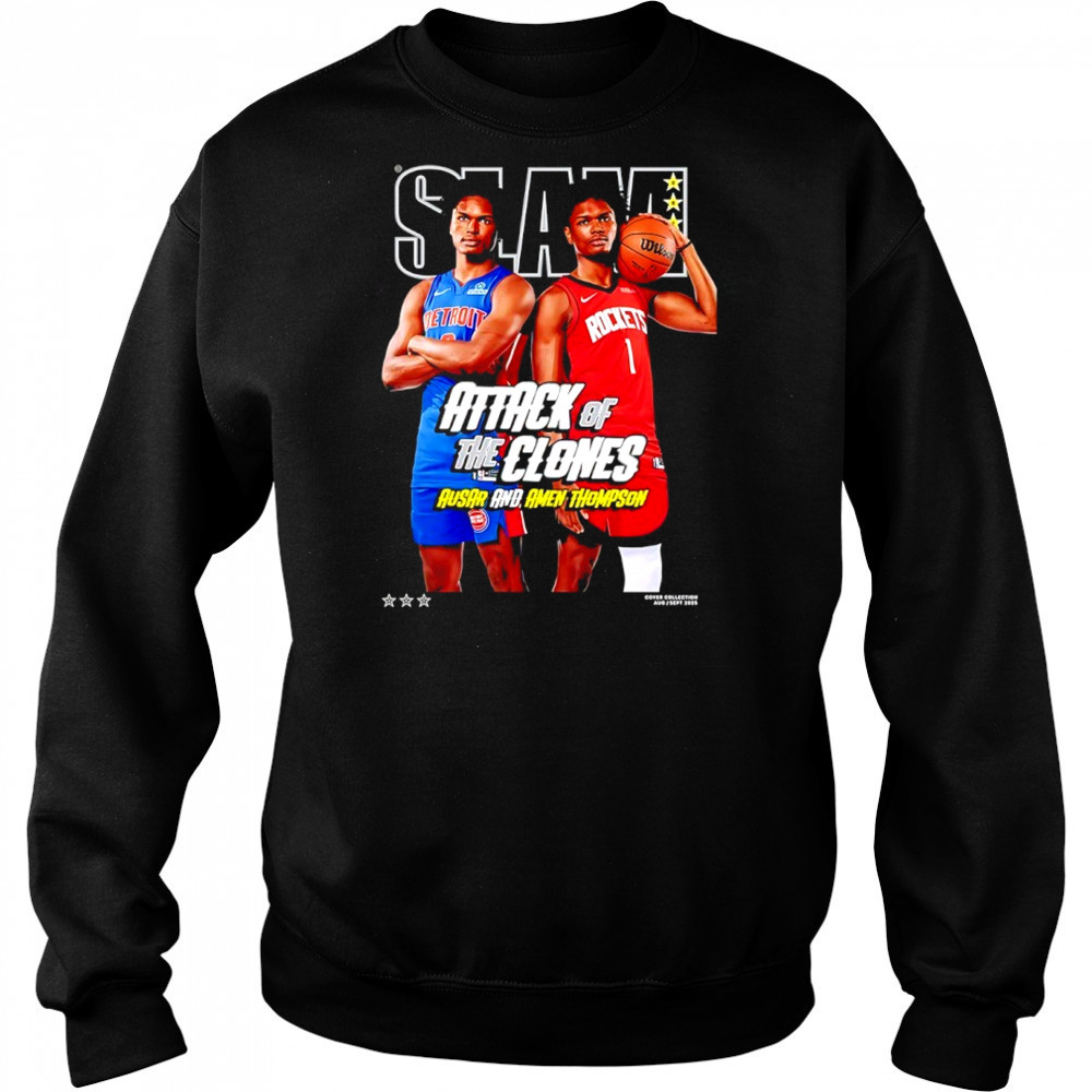 SLAM Amen and Ausar Thompson attack of the clones shirt Hoodie