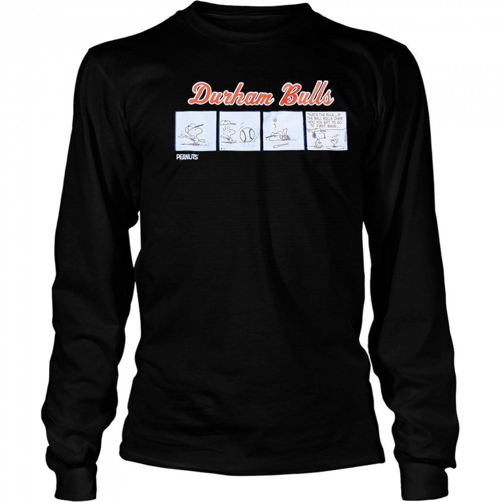 Snoopy durham bulls shirt Long Sleeved