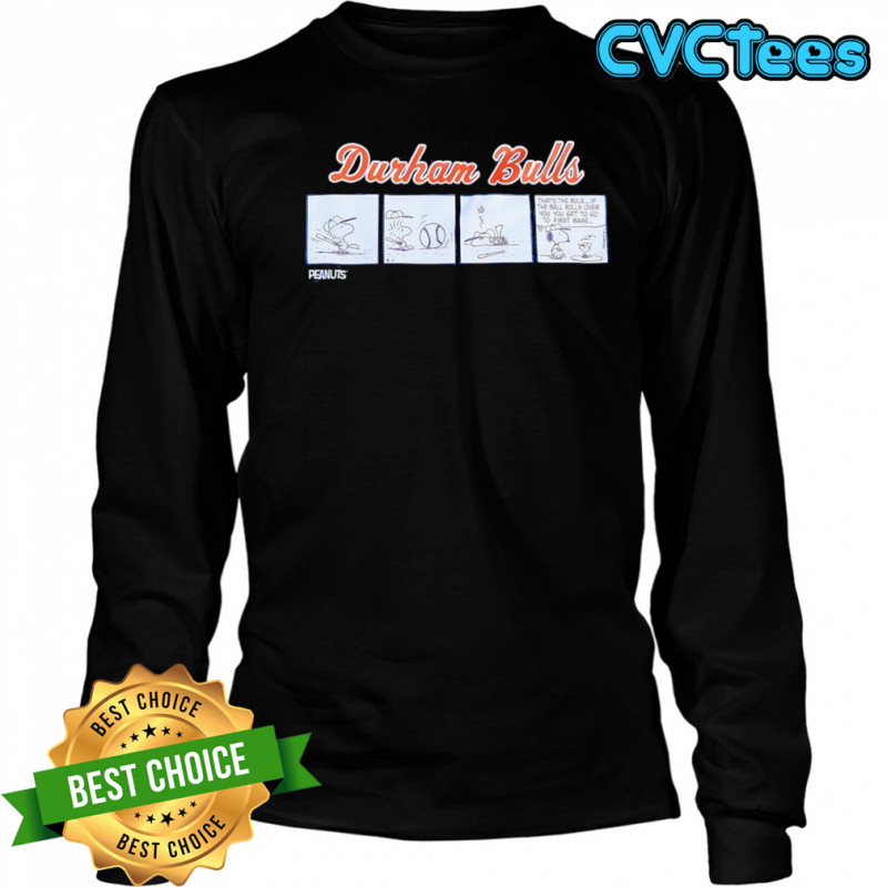 Snoopy durham bulls shirt Long Sleeved