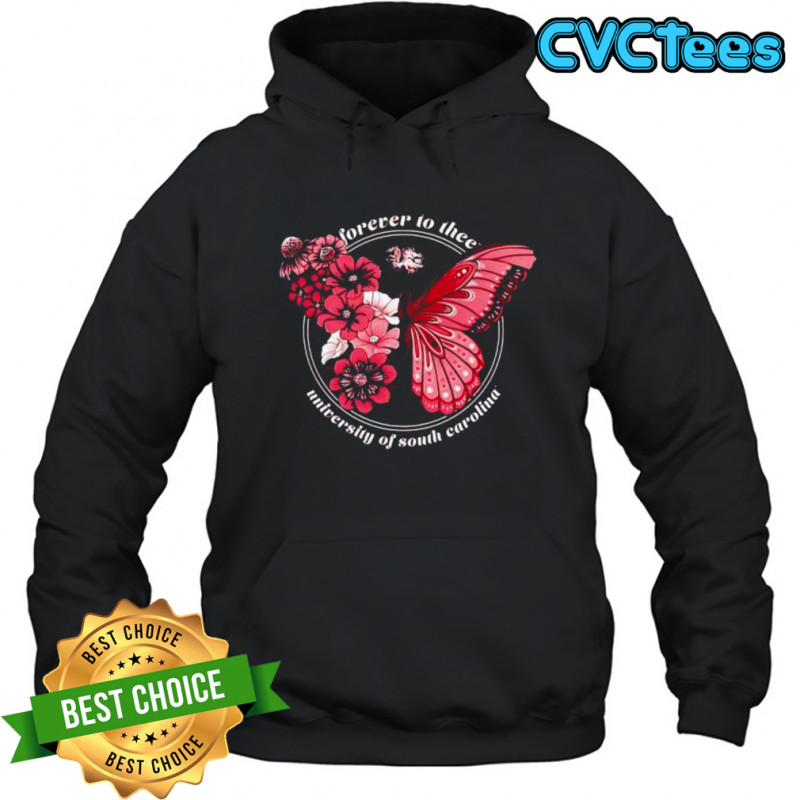 South Carolina Gamecocks Garnet Butterfl shirt Hoodie
