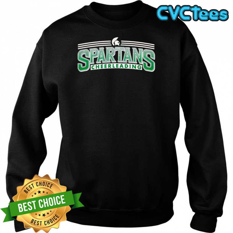 Spartans Cheerleading Stripes T-Shirt Sweatshirt