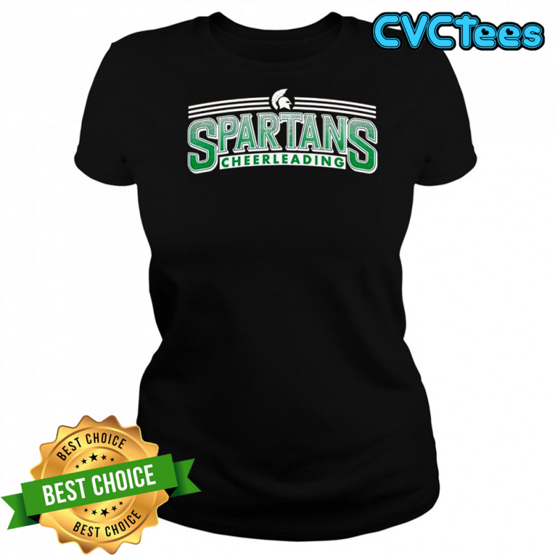 Spartans Cheerleading Stripes T-Shirt Women's T-shirt