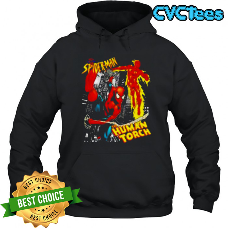 Spider man the Human Torch shirt Hoodie