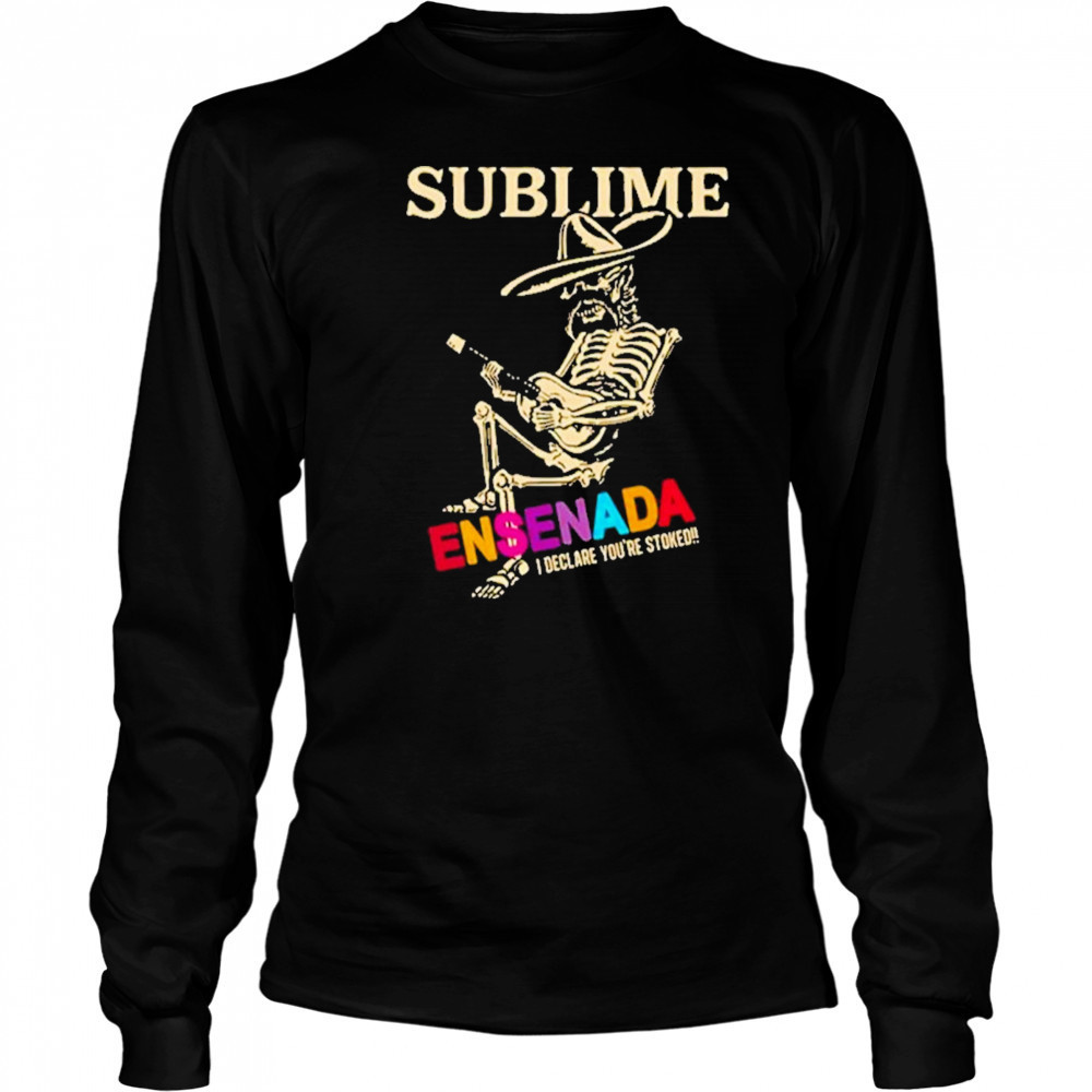 Sublime Ensenada Skeleton T-Shirt Long Sleeved