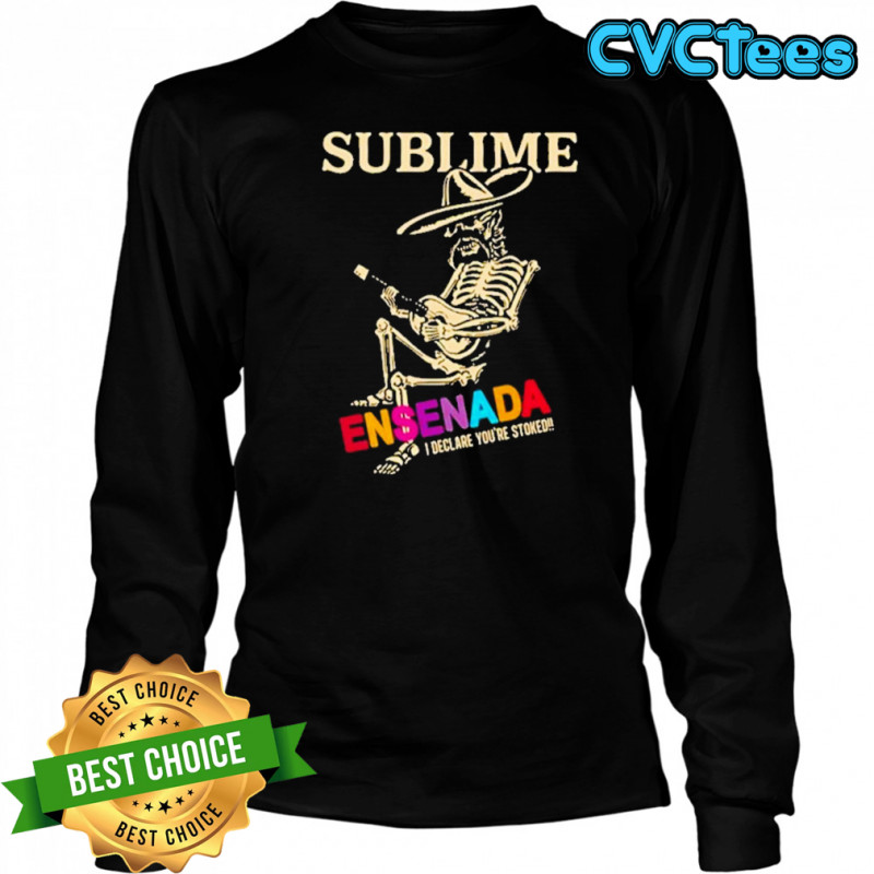 Sublime Ensenada Skeleton T-Shirt Long Sleeved