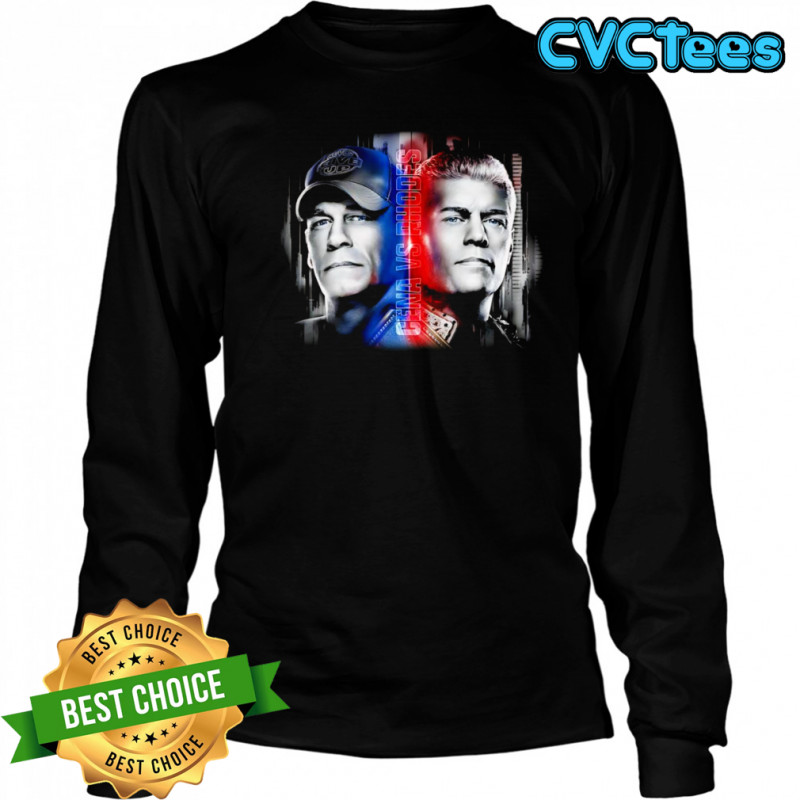 SummerSlam Cena vs Rhodes shirt Long Sleeved