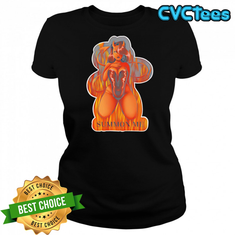 Summon me Devil Pinup 2025 shirt Women's T-shirt