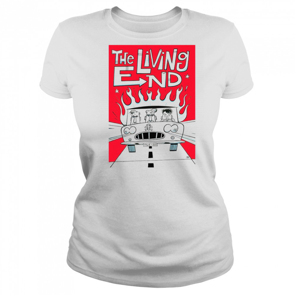 The Living End Cartoon Car Shirt Women's T-shirt