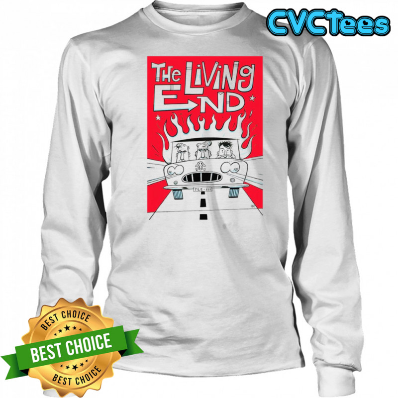 The Living End Cartoon Car Shirt Long Sleeved