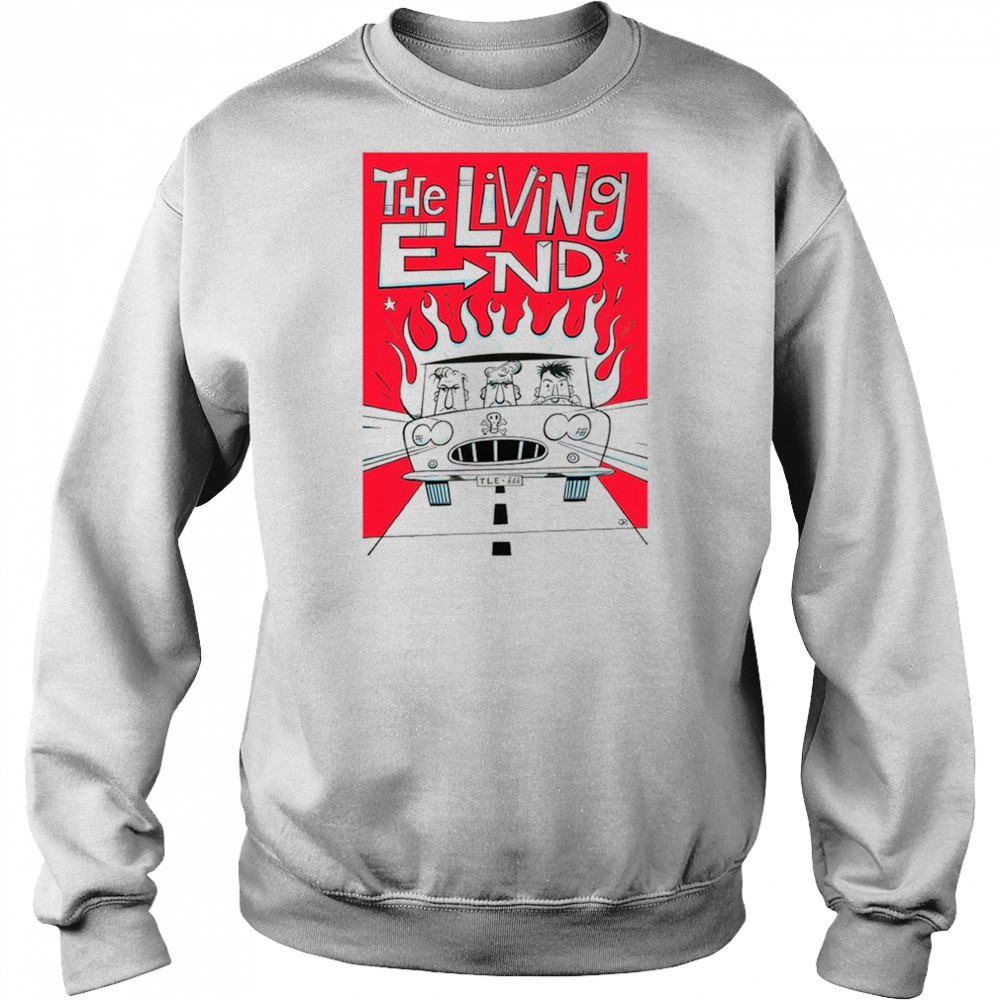 The Living End Cartoon Car Shirt Hoodie