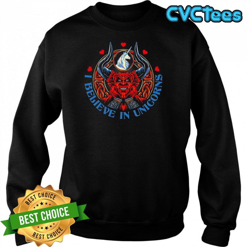 The Lord of Darkness Legend I believe in unicorns shirt Sweatshirt