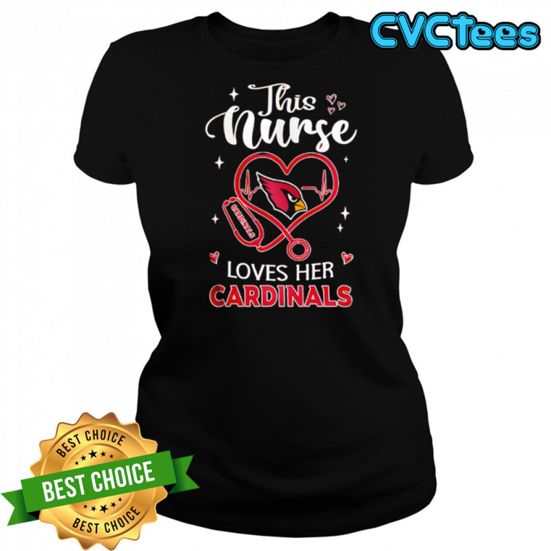 This nurse love her Arizona Cardinals shirt Women's T-shirt