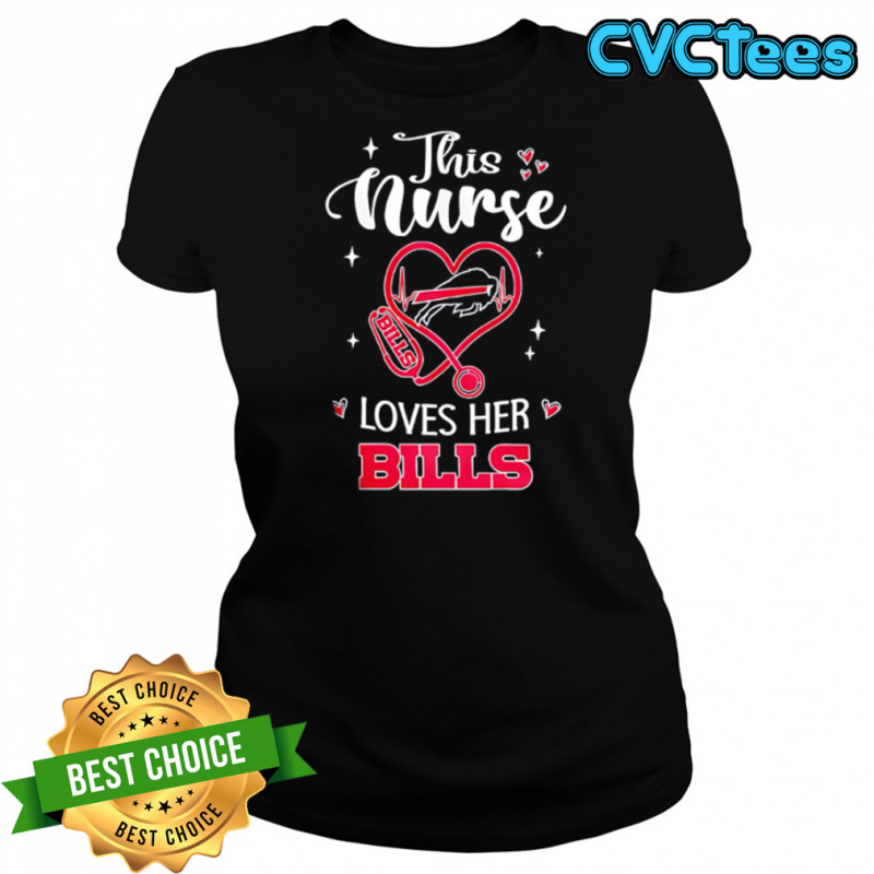 This nurse love her Buffalo Bills shirt Women's T-shirt