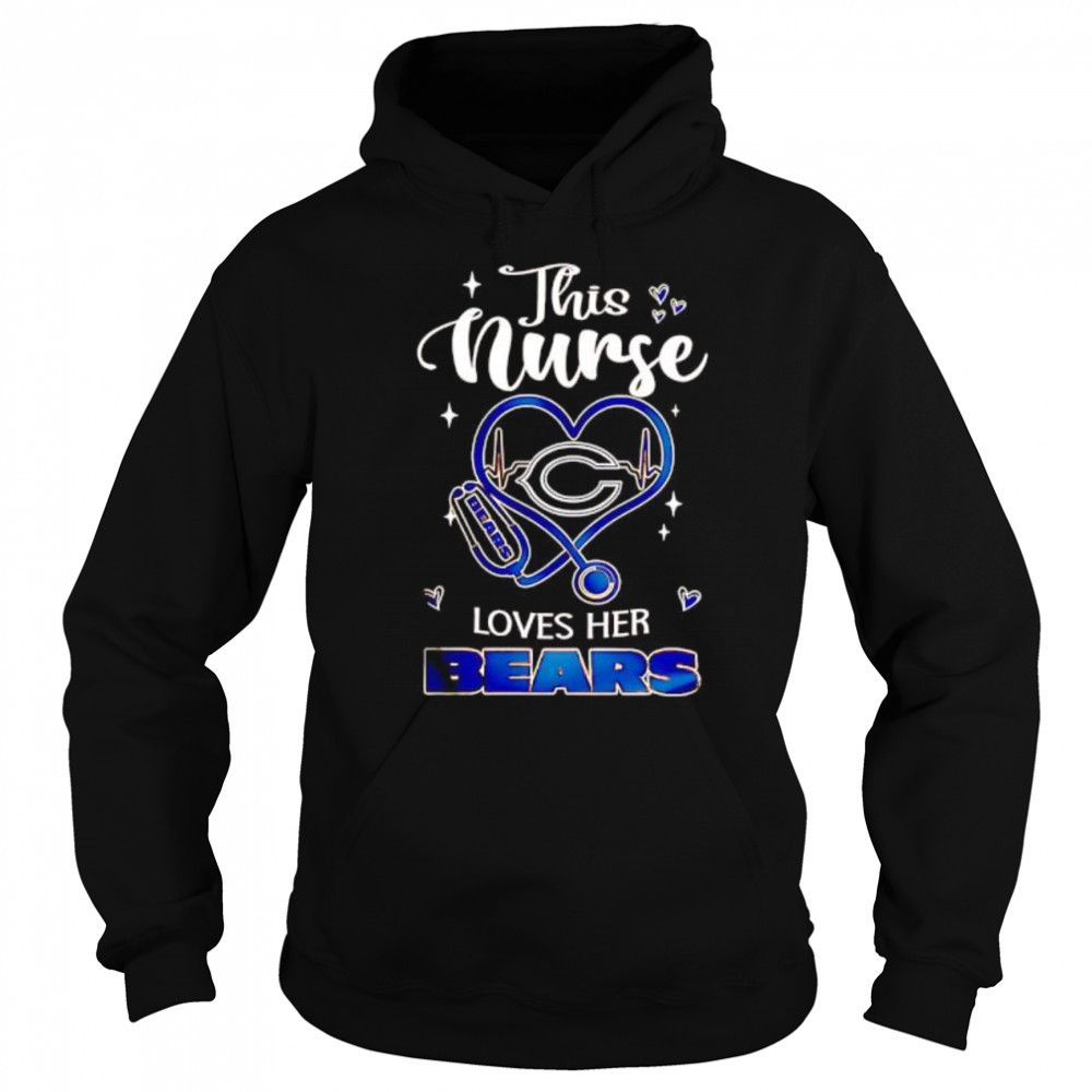 This nurse love her Chicago Bears shirt Sweatshirt