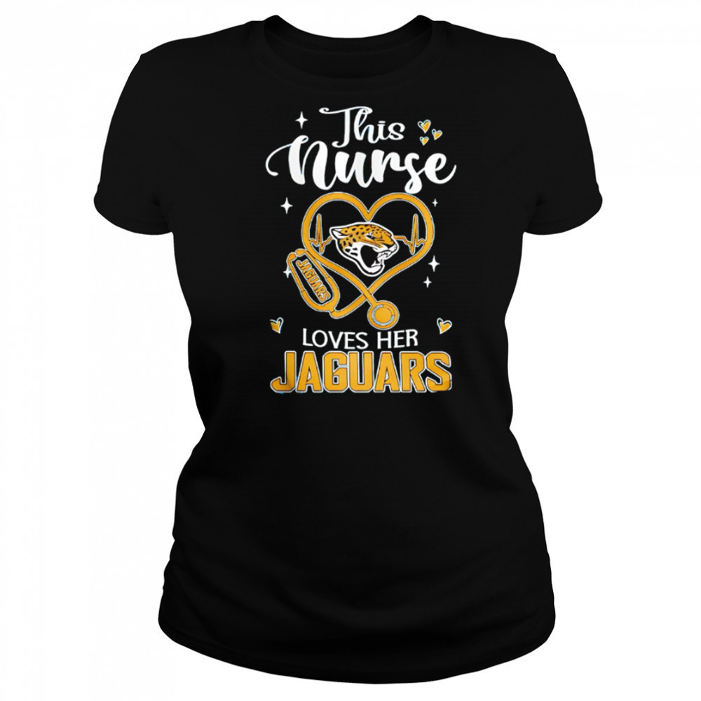 This nurse love her Jacksonville Jaguars shirt Women's T-shirt