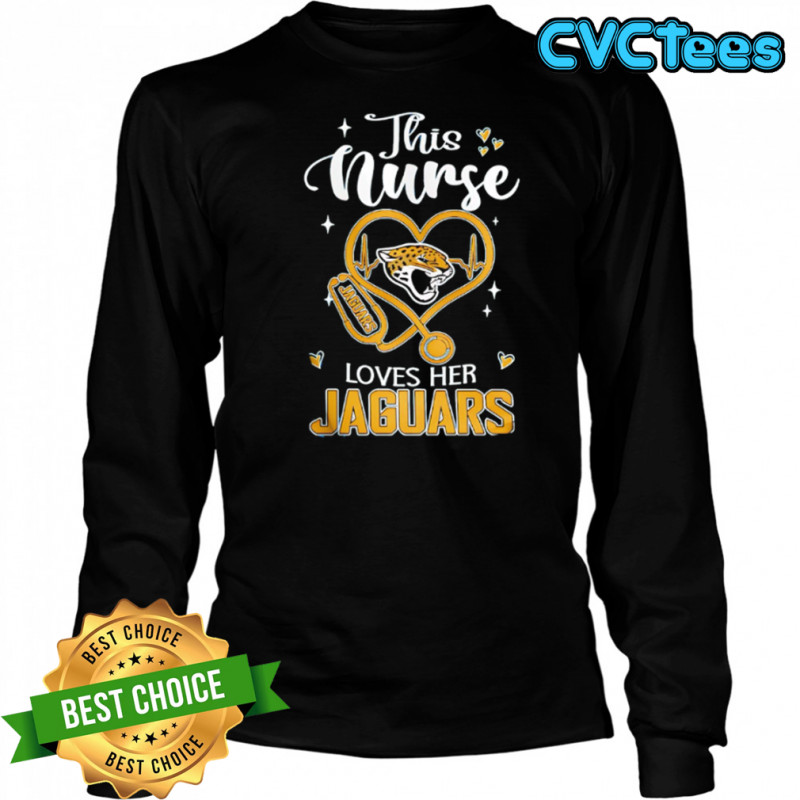 This nurse love her Jacksonville Jaguars shirt Long Sleeved