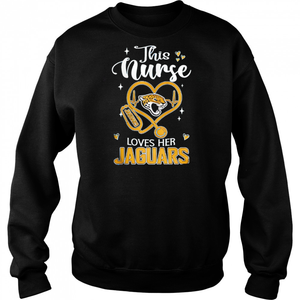 This nurse love her Jacksonville Jaguars shirt Hoodie