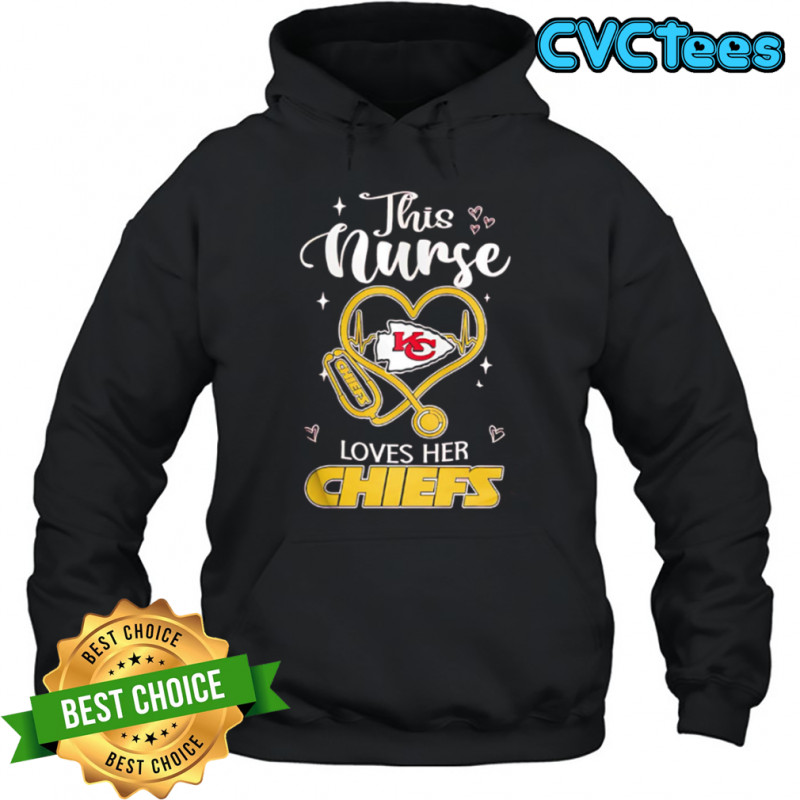 This nurse love her Kansas City Chiefs shirt Hoodie