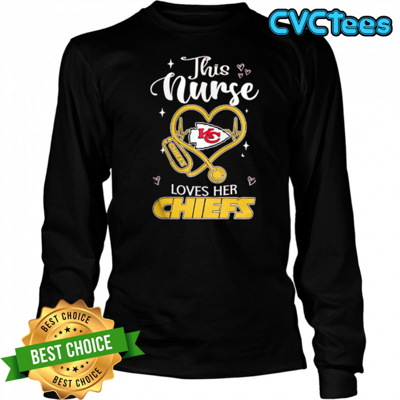 This nurse love her Kansas City Chiefs shirt Long Sleeved