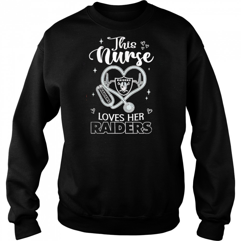 This nurse love her Las Vegas Raiders shirt Hoodie