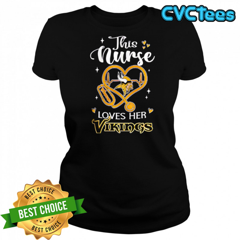 This nurse love her Minnesota Vikings shirt Women's T-shirt