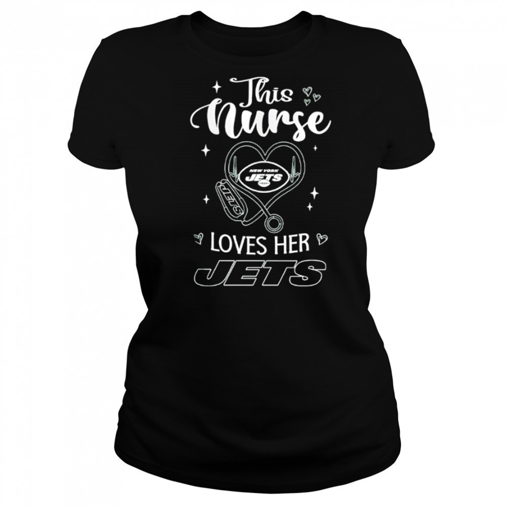 This nurse love her New York Jets shirt Women's T-shirt