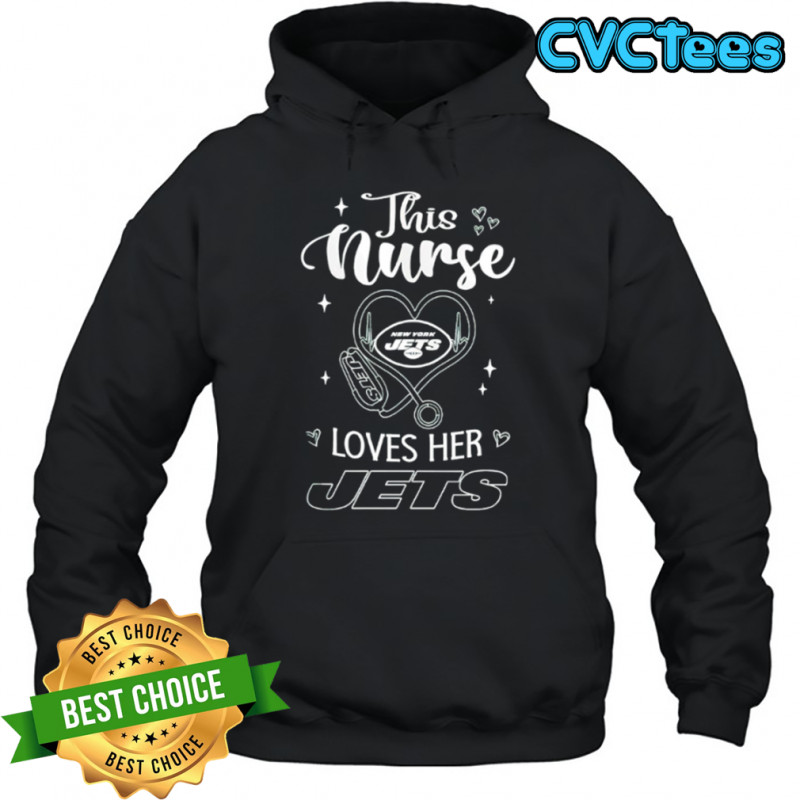 This nurse love her New York Jets shirt Hoodie