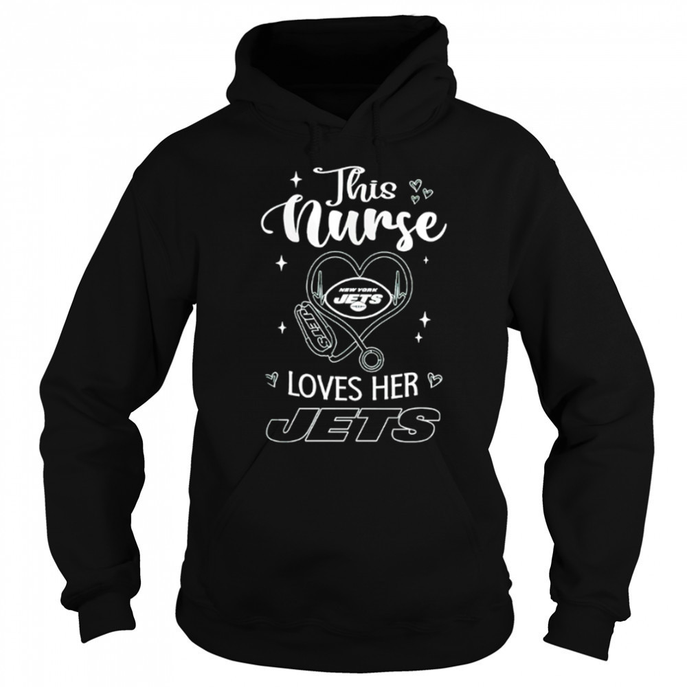 This nurse love her New York Jets shirt Sweatshirt