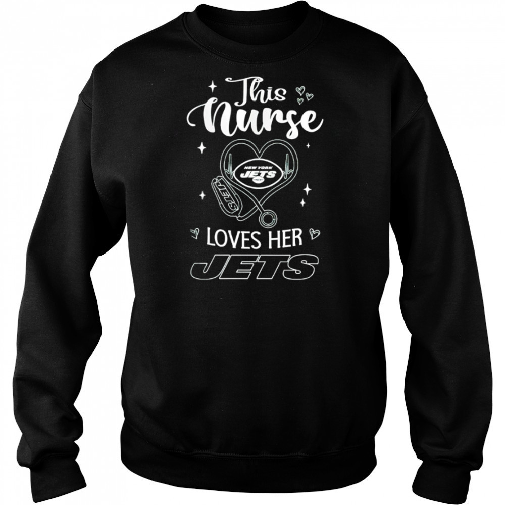 This nurse love her New York Jets shirt Hoodie