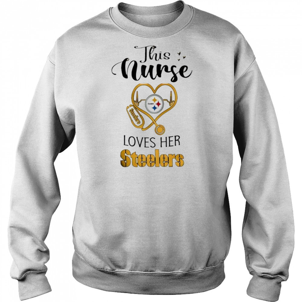 This nurse love her Pittsburgh Steelers shirt Hoodie