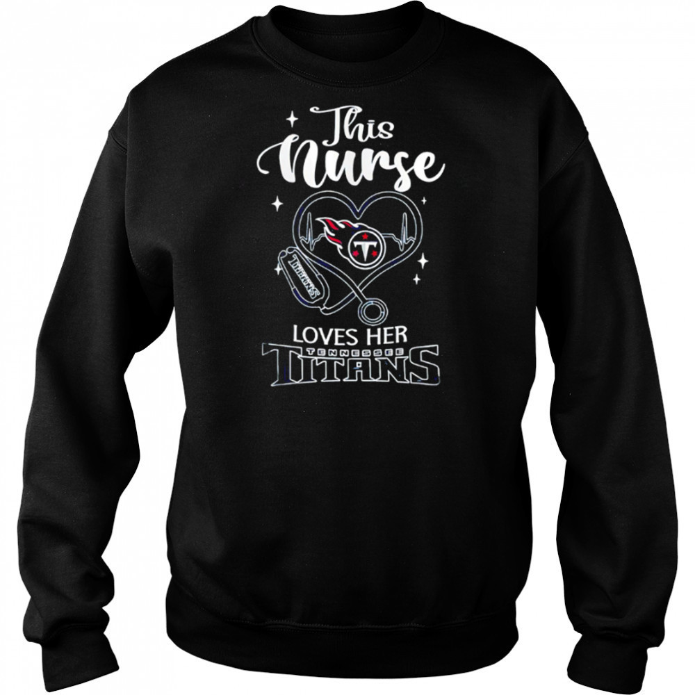 This nurse love her Tennessee Titans shirt Hoodie