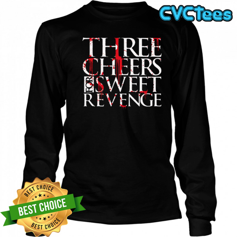 Three Cheers For Sweet Revenge blood stains shirt Long Sleeved