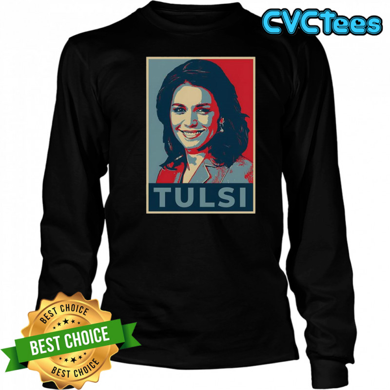 Tulsi Gabbard Portrait Hope T-Shirt Long Sleeved