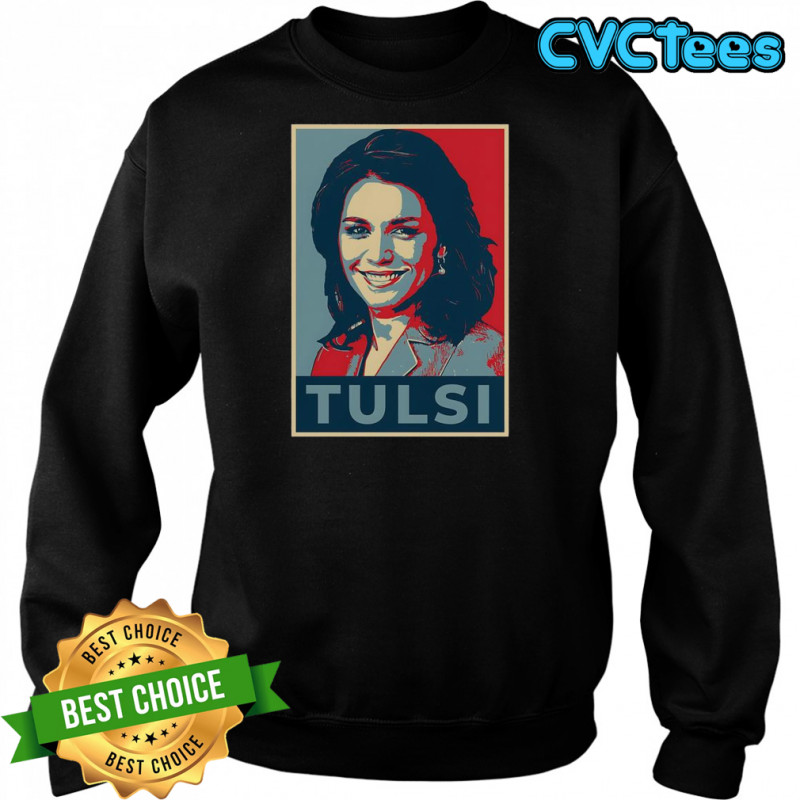 Tulsi Gabbard Portrait Hope T-Shirt Sweatshirt