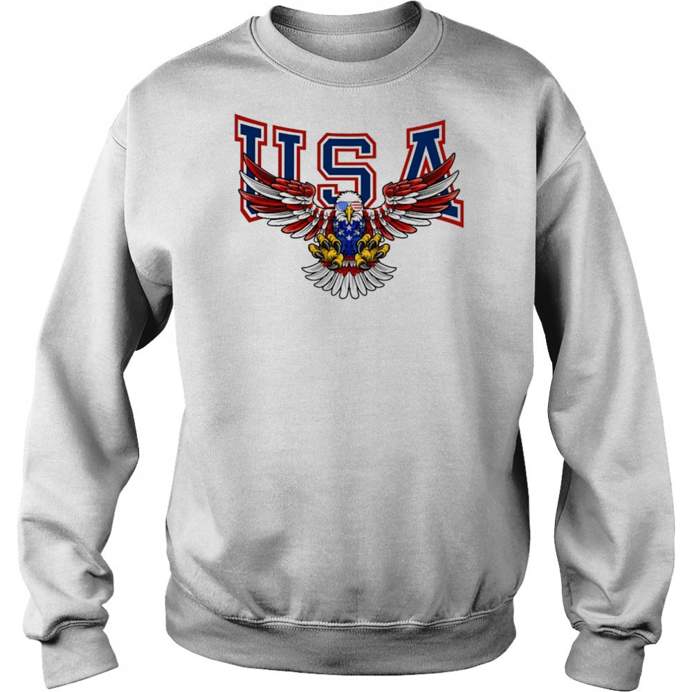 USA Eagle Fly logo shirt Hoodie