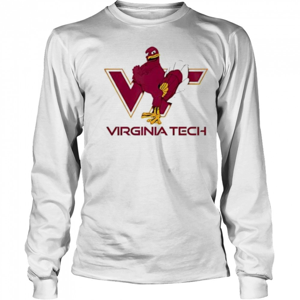 Virginia Tech Hokies logo style shirt Long Sleeved