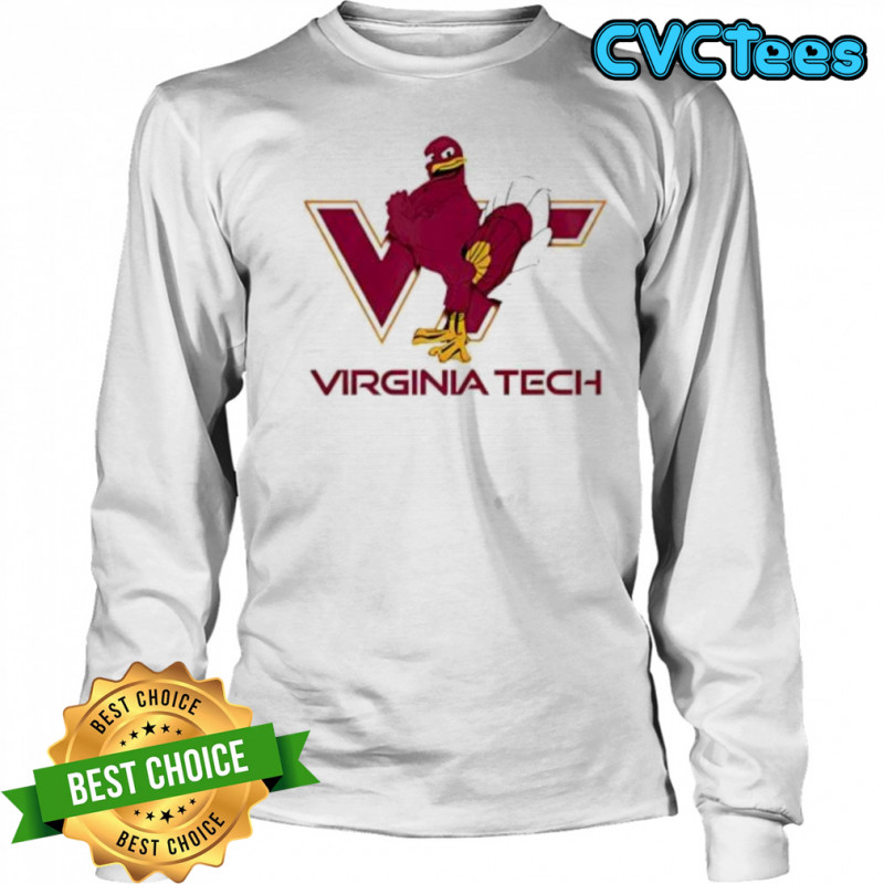 Virginia Tech Hokies logo style shirt Long Sleeved