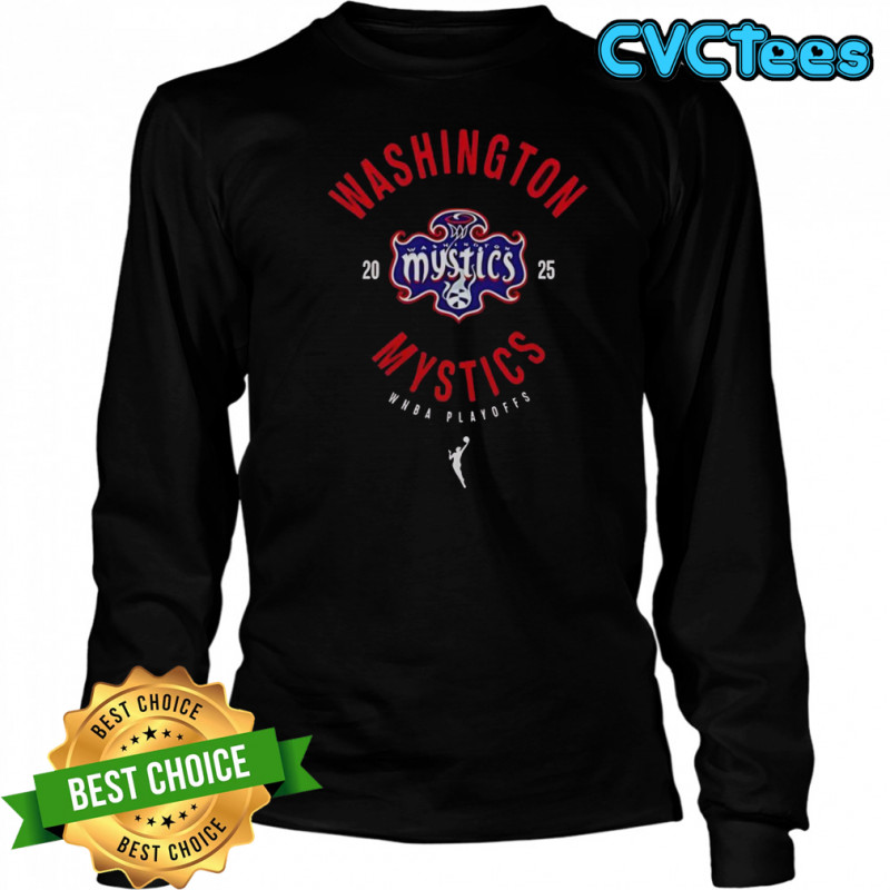 Washington Mystics 2025 WNBA Playoff T-Shirt Long Sleeved