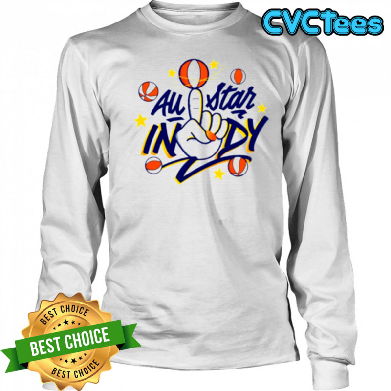 WNBA All Star Indy hand shirt Long Sleeved
