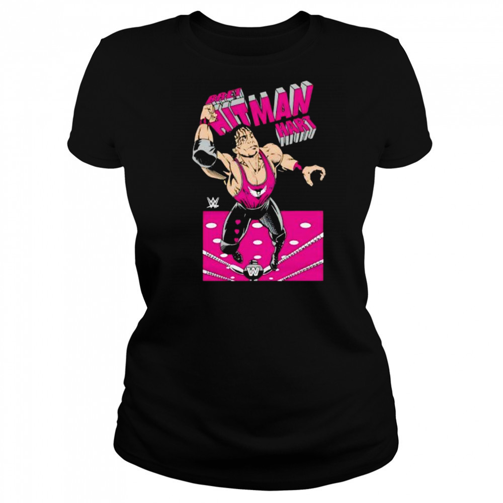 WWE Bret Hart Caricature shirt Women's T-shirt