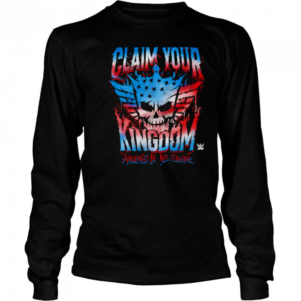 WWE Cody Rhodes Claim Your Kingdom Logo shirt Long Sleeved