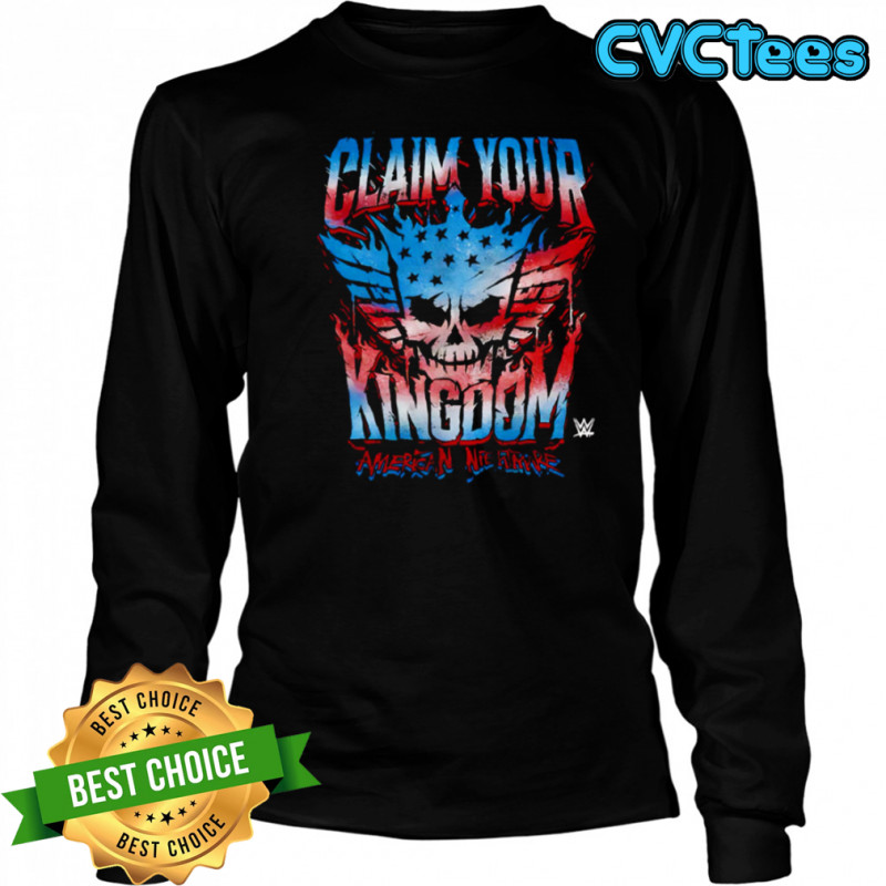 WWE Cody Rhodes Claim Your Kingdom Logo shirt Long Sleeved