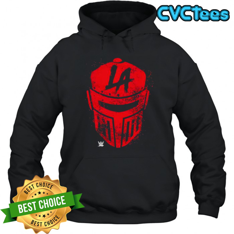 WWE LA Knight Helmet shirt Hoodie